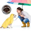Lukovee Dog Raincoat Waterproof Polyester Mesh Hooded Coat XS to-7