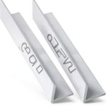 Aluminum Angle 12" Blulu 2pcs 3.15" x 3.15" x 0.24" 6063 Alloy Stock-0