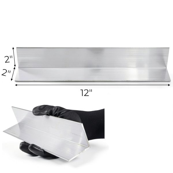 Aluminum Angle 6061 4 Pack 2x2x1/8 in 12 in Length by Tlence-1