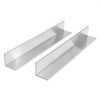 douyudao 2PCS 1.5" x 1.5" x 1/8" Aluminum Angle 13" 6061 T6511 Stock-6