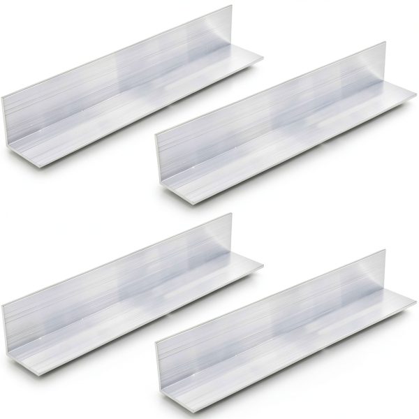 Aluminum Angle 6061 4 Pack 2x2x1/8 in 12 in Length by Tlence-0