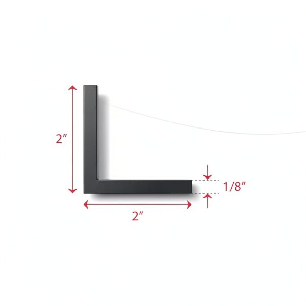 6 FT Aluminum Angle Randall – 2x2x1/8 L-Shaped Metal-1