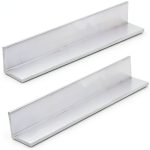 Aluminum Angle 6061 by Tlence 2in x 2in x 1/4in 12in T5 Mill Stock-0